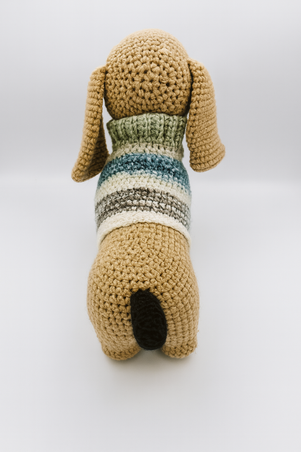 Handmade Amigurumi Dog + Removable Crochet Sweater