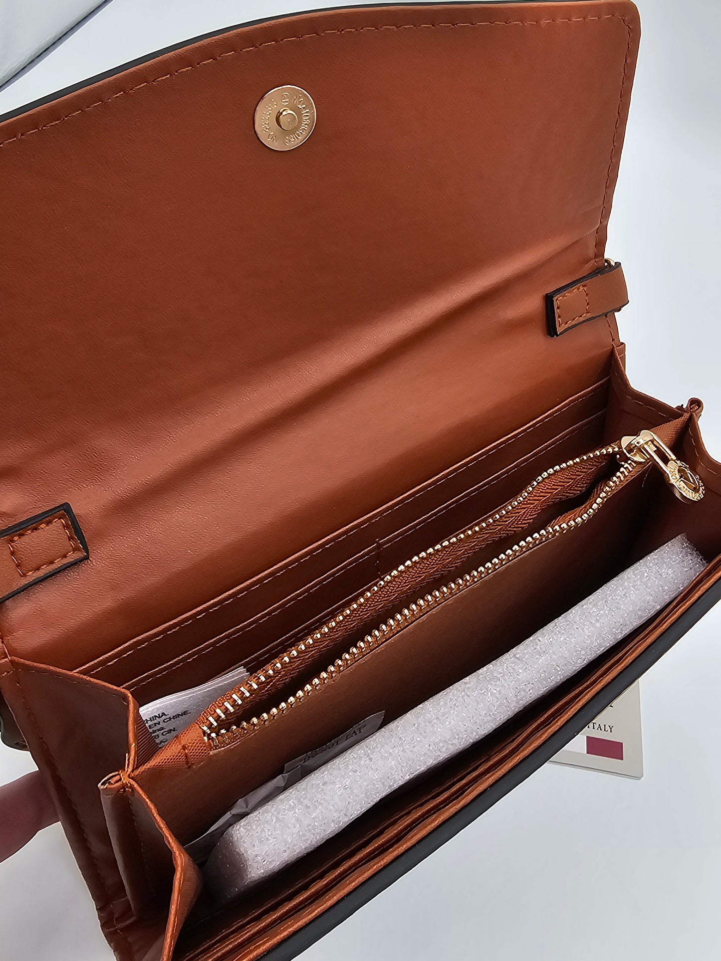 Valentino Orlandi Brown Monogram Crossbody Bagp