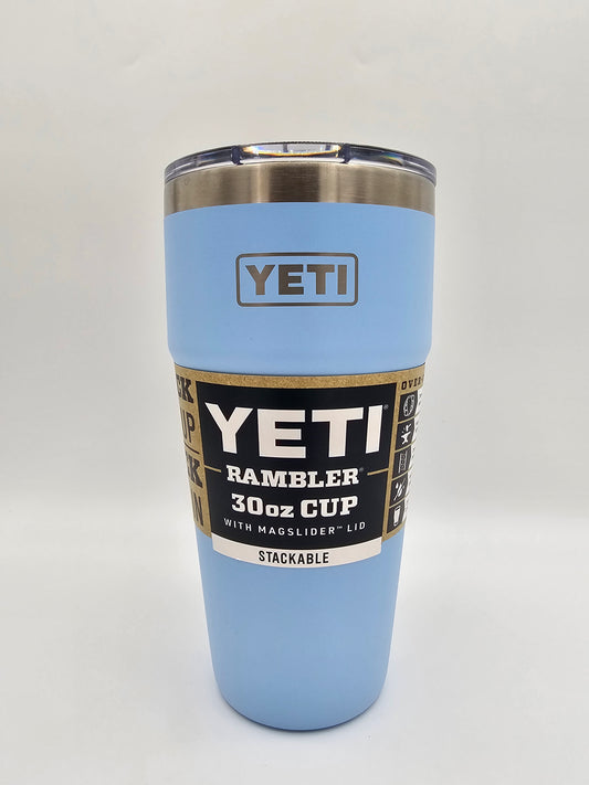 YETI Rambler 30 oz Tumbler – Sky Blue (with Magslider Lid)