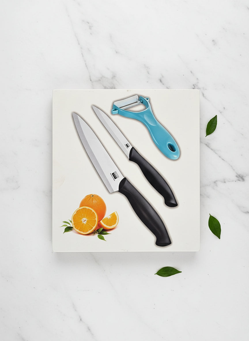 Cooks Concept 3-Piece Ceramic Kitchen Knife Set