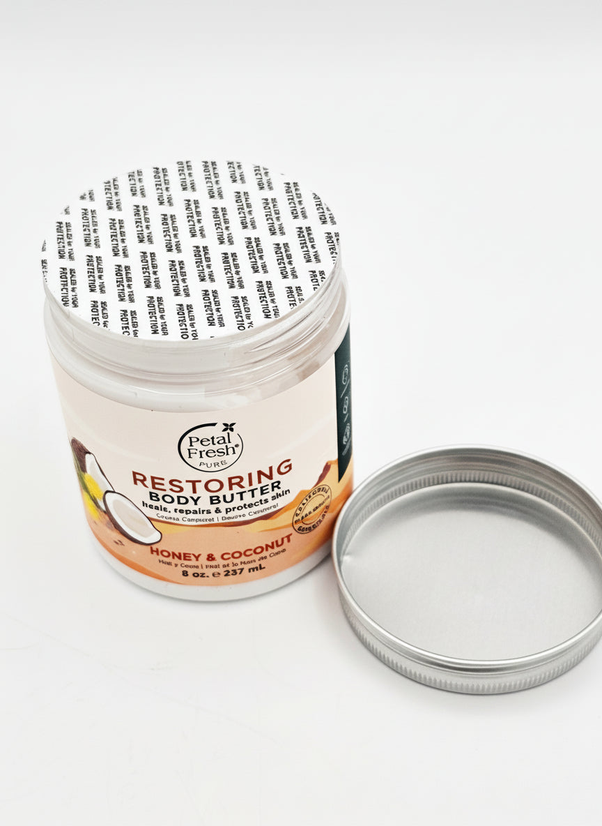 Petal Fresh Pure Restoring Body Butter – Honey & Coconut (8 oz)
