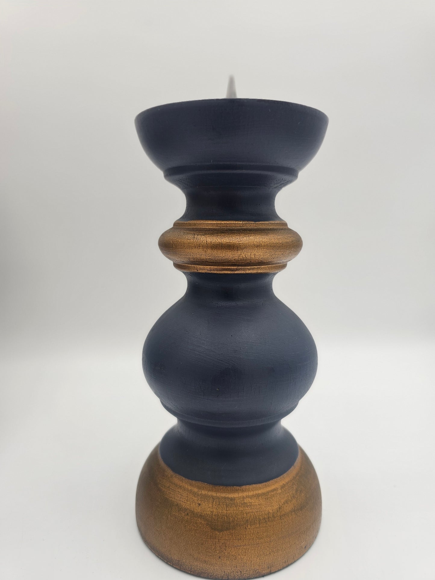 Hand-Painted Bavarian Folk-Art Lamp – “Echt Handarbeit” by Richard Wiesel