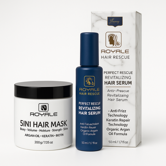 Luxury Hair Repair Duo 5-in-1 Mask & Revitalizing Hair Serum