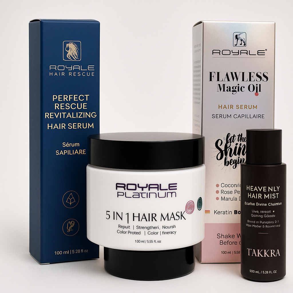 Luxury Hair Revival Mega Bundle Royale & TAKKRA Premium Hair Care Collection