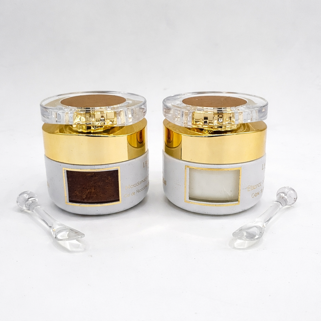LaRouge Pierre – Crystal Collection Duo • Microdermabrasion Deep Peeling Gel + Essence of Pearl Day Cream