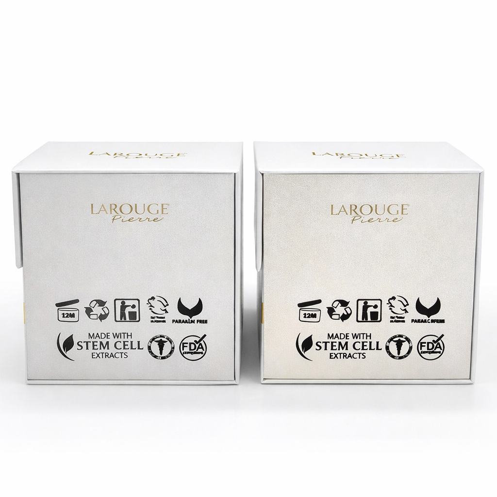 LaRouge Pierre – Crystal Collection Duo • Microdermabrasion Deep Peeling Gel + Essence of Pearl Day Cream
