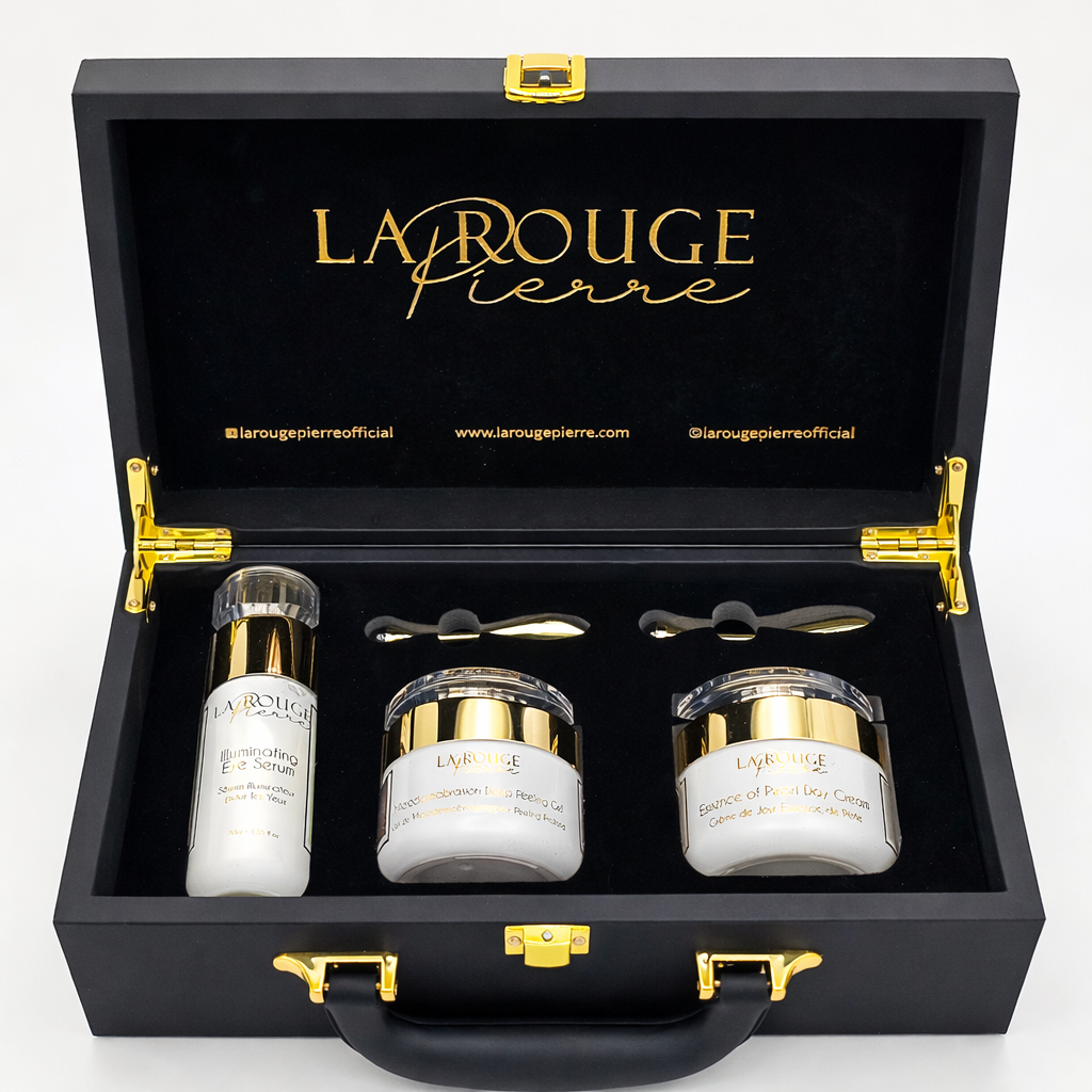 La Rouge Pierre Signature Collection – Luxury 3-Step Skincare Ritual