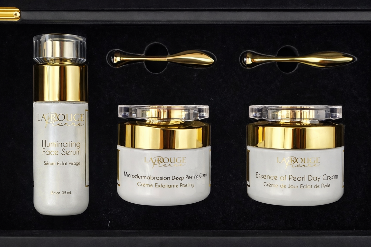 La Rouge Pierre Signature Collection – Luxury 3-Step Skincare Ritual