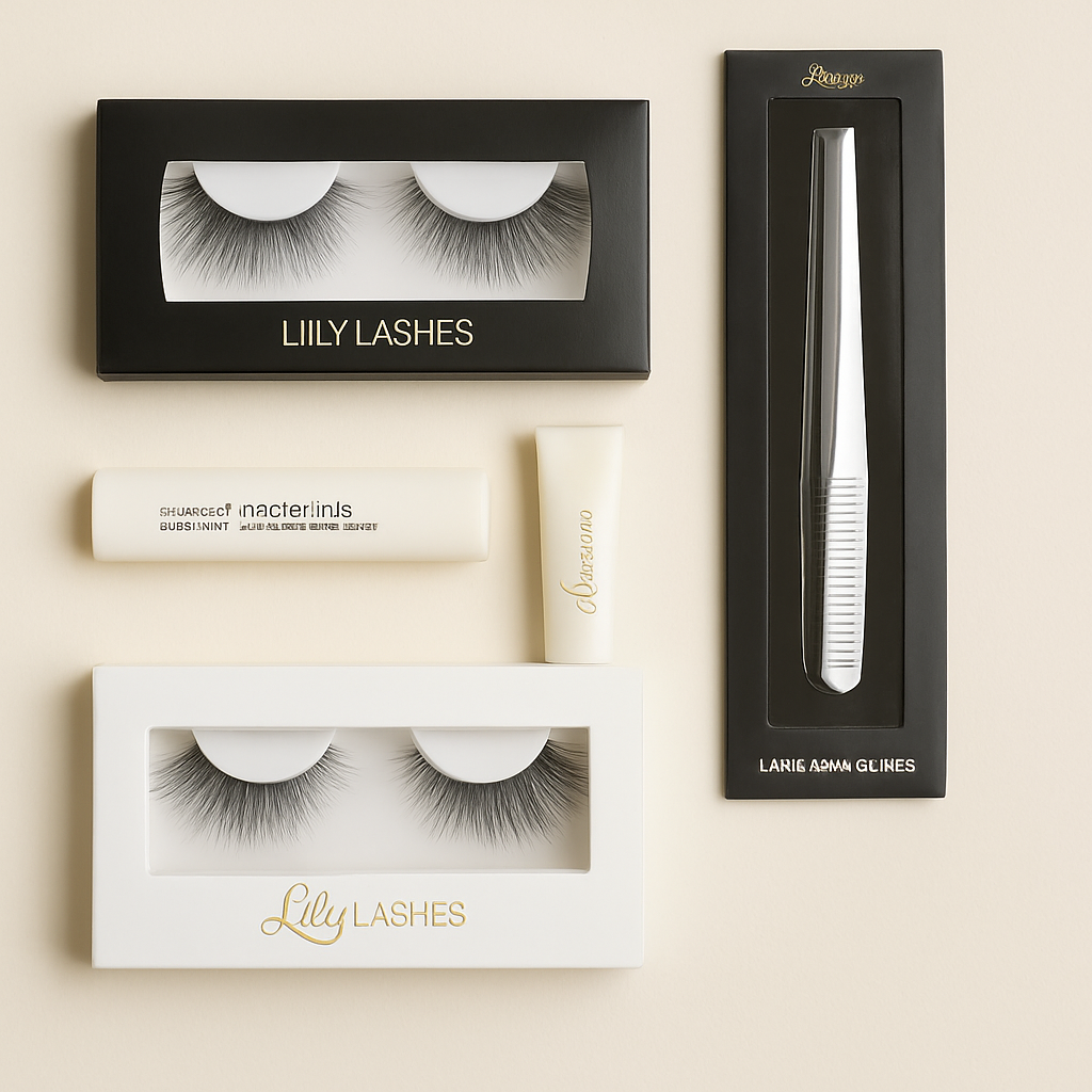 Lilly Lashes Black Accessory Collection Kit with Clutch & Tools