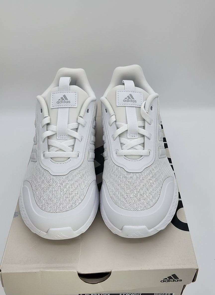Adidas X_PLRPATH K Kids’ Running Shoes – Size 1Y | Triple White