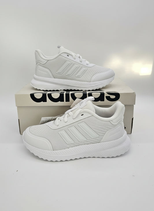 Adidas X_PLRPATH K Kids’ Running Shoes – Size 1Y | Triple White
