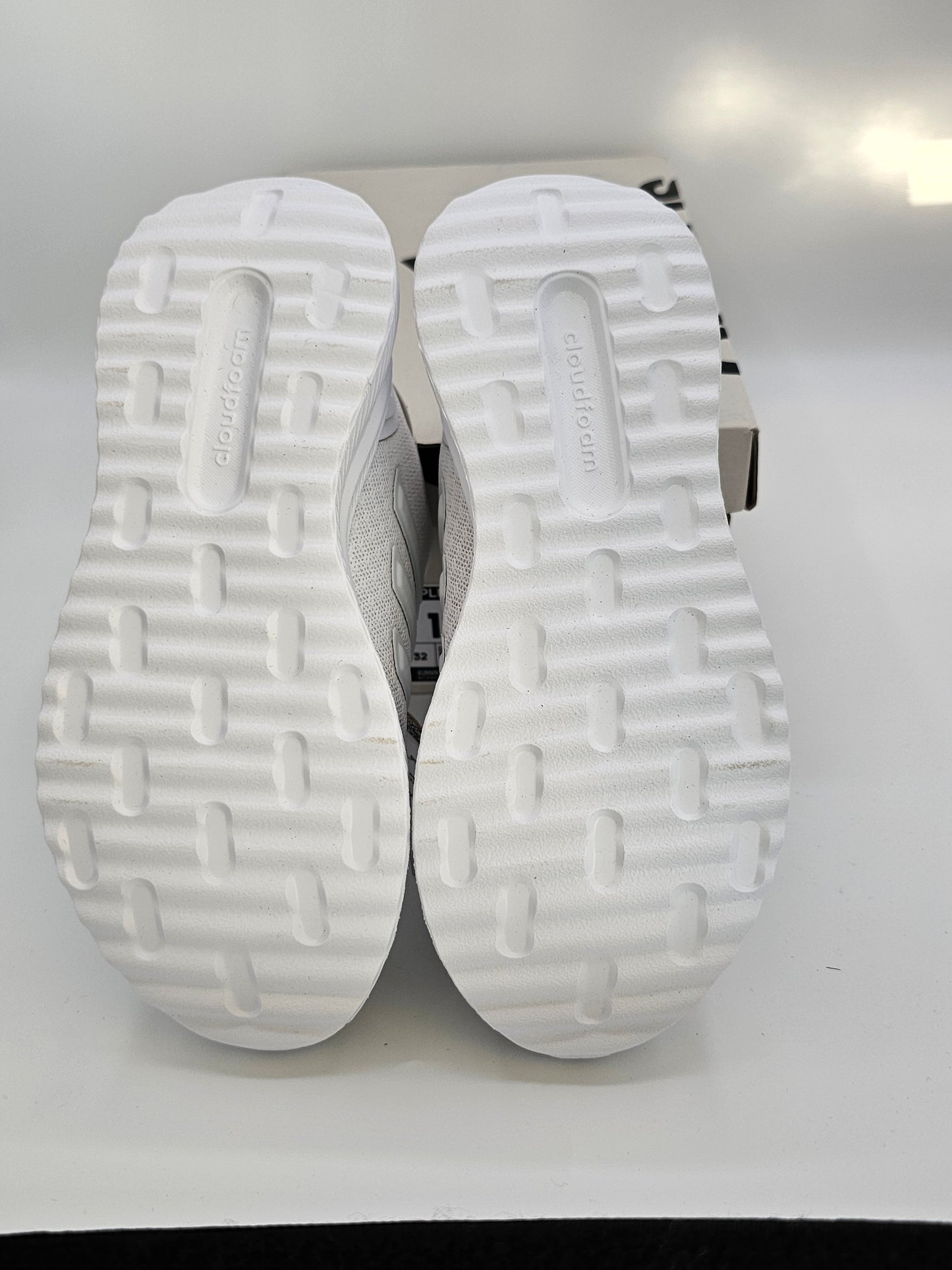 Adidas X_PLRPATH K Kids’ Running Shoes – Size 1Y | Triple White