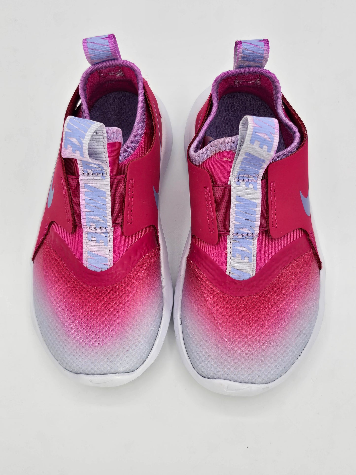 Nike Flex Runner Toddler Shoes – Size 9C | Fireberry/Purple Pulse Ombré | New (Box Damaged)