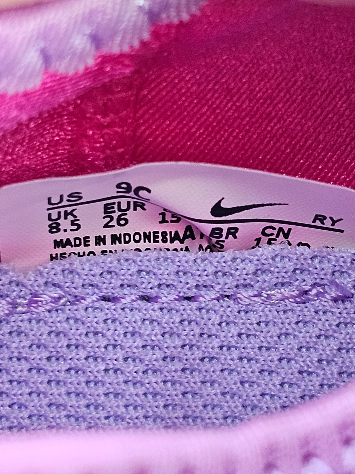 Nike Flex Runner Toddler Shoes – Size 9C | Fireberry/Purple Pulse Ombré | New (Box Damaged)